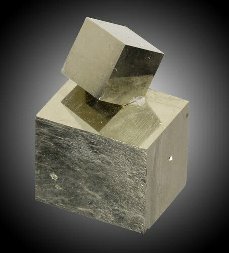 Pyrite Cube Cluster - Navajun, Spain #31006